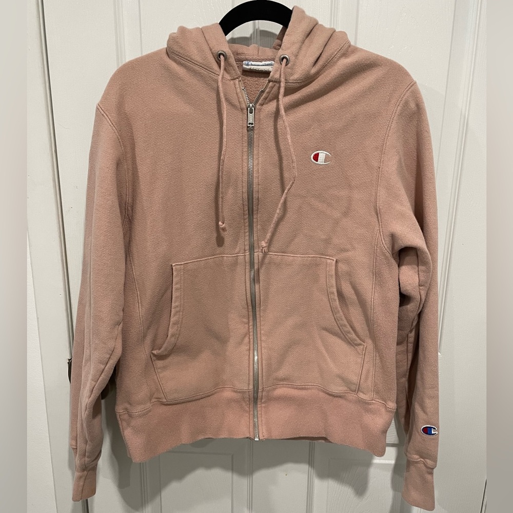 Reverse Weave Champion Zip Up Hoodie